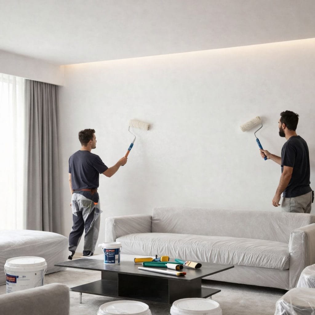 Our painters on site